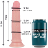 liquide silicone premium avenger realistic 19 cm -o- 3.98 cm