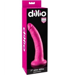 dildo 17.8 cm - rose