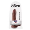 7 gode marron avec boules 17.8 cm