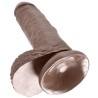 7 gode marron avec boules 17.8 cm