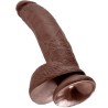 9 gode marron avec boules 22.9 cm