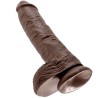 10 gode marron avec boules 25.4 cm