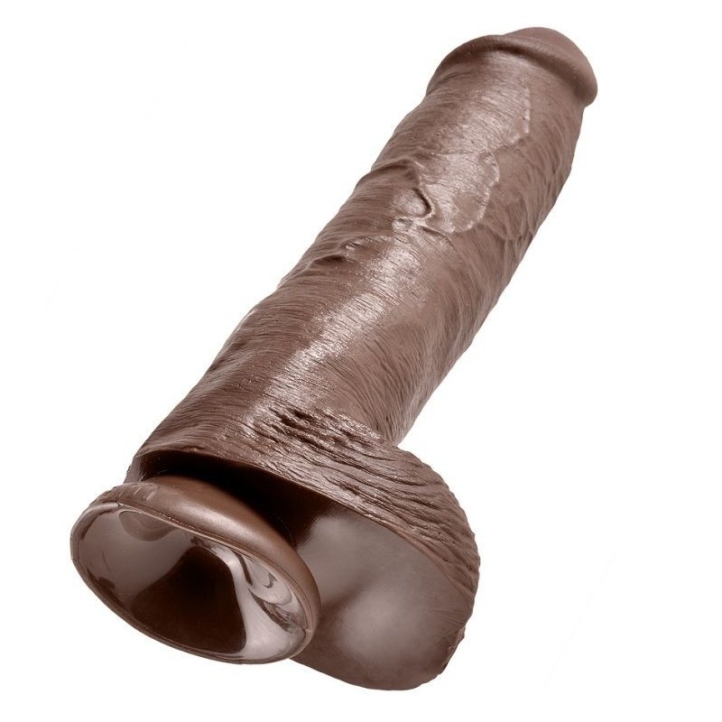 11 gode marron avec boules 28 cm 11 gode marron avec boules 28 cm