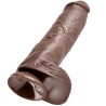 11 gode marron avec boules 28 cm