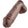 11 gode marron avec boules 28 cm