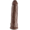 12 gode marron avec boules 30.48 cm