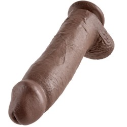 12 gode marron avec boules 30.48 cm