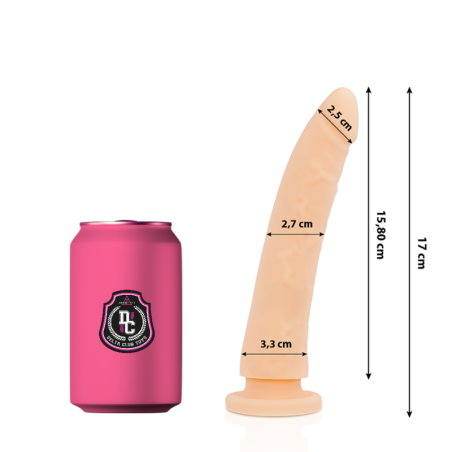 jouets gode médical naturel silicone 17 cm -o- 3 cm