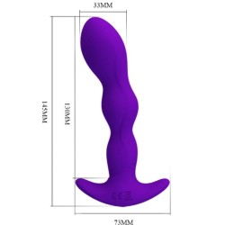 massager anal 12 modes de vibration lilas