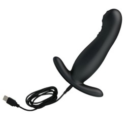 masseur de prostate noir rechargeable