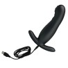 masseur de prostate noir rechargeable