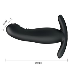 masseur de prostate noir rechargeable