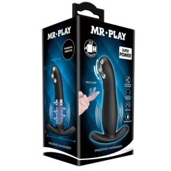 masseur de prostate noir rechargeable