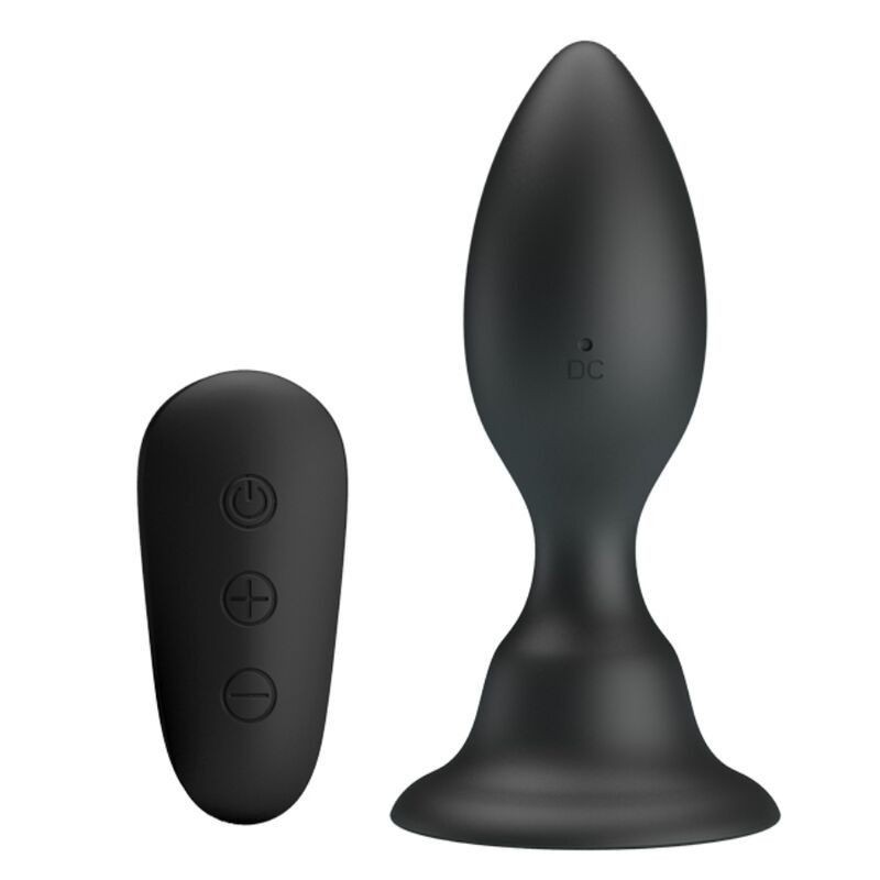 plug anal avec télécommande vibration noire plug anal avec télécommande vibration noire