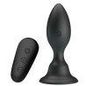plug anal avec télécommande vibration noire