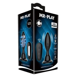 plug anal avec télécommande vibration noire