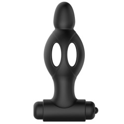 plug anal en silicone avec vibration