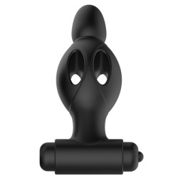 plug anal en silicone avec vibration