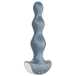vibrateur lolli plug 2 plug  gris