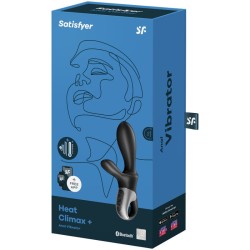 application heat climax+ vibrateur anal noir
