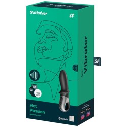 application de vibrateur anal hot passion noir