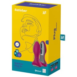 application de plug vibrant rotator plug 2+ rouge