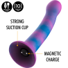 dion galactic dildo s - vibrateur watchme technologie sans fil compatible