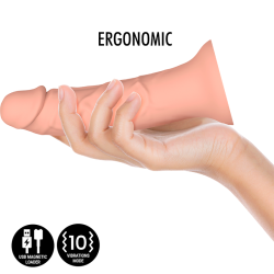 asher original dildo m - vibrateur compatible avec la technologie sans fil watchme