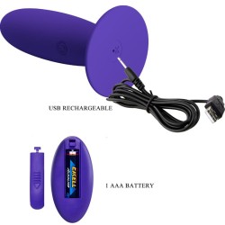 vibrateur anal youth plug télécommande violet