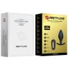 vibrateur rechargeable regina anal plug noir