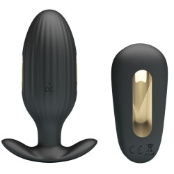 vibrateur anal rechargeable kelly plug noir