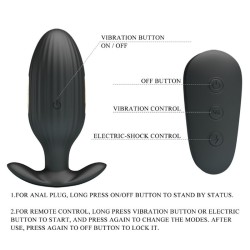 vibrateur anal rechargeable kelly plug noir