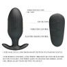 vibrateur anal rechargeable kelly plug noir