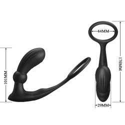 anneau anal et vibrateur warren noir
