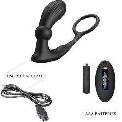 anneau anal et vibrateur warren noir