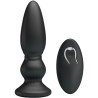 puissant vibrateur télécommande plug anal noir