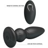 puissant vibrateur télécommande plug anal noir