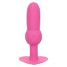 first time sonde anal plug perlée 10 vibrations rose