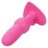 first time sonde anal plug perlée 10 vibrations rose