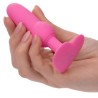 first time sonde anal plug perlée 10 vibrations rose