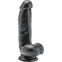 gode 12 cm avec boules noires