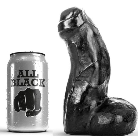 dong réaliste noir 17 cm