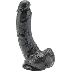 gode 20,5 cm avec boules noires