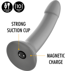 rune majestic dildo s - vibrateur watchme technologie sans fil compatible