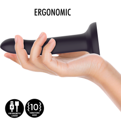 duman mystic dildo m - vibrateur compatible avec la technologie sans fil watchme