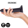duman mystic dildo m - vibrateur compatible avec la technologie sans fil watchme
