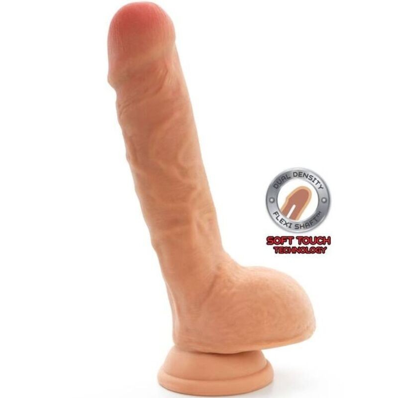 gode double densité 25,5 cm balles peau gode double densité 25,5 cm balles peau