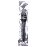douche anal ridée en silicone 27 cm