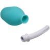 douche en caoutchouc bleu poire anal