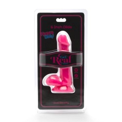 gode happy dicks 12 cm balles rose